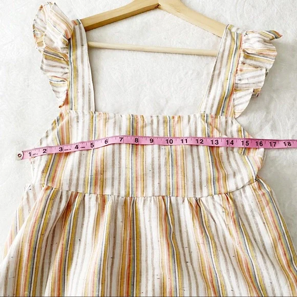Vintage Style Stripe Babydoll Tank Top - Picture 5 of 10